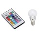 Led Λάμπα E27 (3W) 16 Χρωμάτων με Dimmer & Tηλεχειριστήριο ΟΕΜ Led Λάμπα E27 (3W) 16 Χρωμάτων με Dimmer & Tηλεχειριστήριο ΟΕΜ