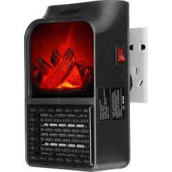 Flame Heater DP-198 Κεραμικό Αερόθερμο Τοίχου 1000W