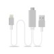 Lightning σε καλώδιο HDMI Προσαρμογέας πολλαπλών λειτουργιών Lightning σε καλώδιο HDMI Προσαρμογέας πολλαπλών λειτουργιών