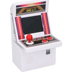 Παιχνιδομηχανή – Mini Arcade Station Με 240 Games – Παιχνίδι Χειρός Άσπρο