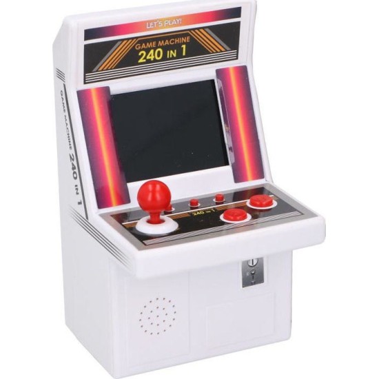 Παιχνιδομηχανή – Mini Arcade Station Με 240 Games – Παιχνίδι Χειρός μπλε