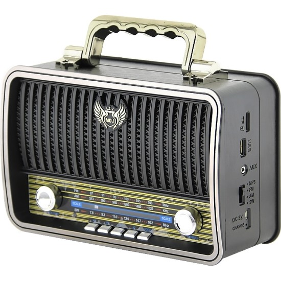 Kemai MD-1909BT Ρετρό Ραδιόφωνο με USB /SD και BLUETOOTH Μαύρο Kemai MD-1909BT Ρετρό Ραδιόφωνο με USB /SD και BLUETOOTH Μαύρο
