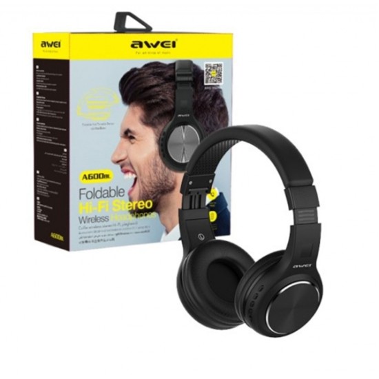 Ακουστικά Bluetooth Stereo Awei A600BL Μαύρο