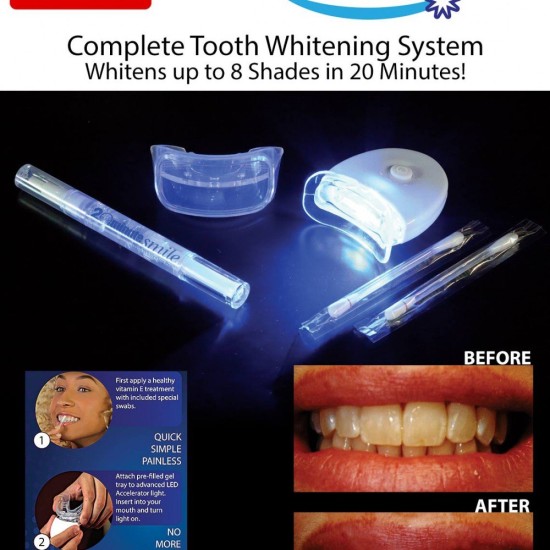 ΣΥΣΤΗΜΑ ΛΕΥΚΑΝΣΗΣ ΔΟΝΤΙΩΝ ΜΕ ΤΗΝ ΤΕΧΝΟΛΟΓΙΑ 20 MINUTE DENTAL WHITE RX