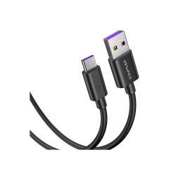 Awei CL-113T USB σε Type-C Μαύρο 30cm